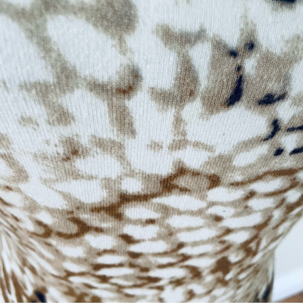 Cache Women's Sleeveless Snakeskin Print Beaded Tank - Size XS - Picture 9 of 12